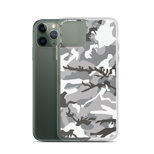 Grey Camouflage iPhone Case