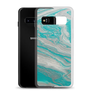 Tiffany & Silver Marble Samsung Case