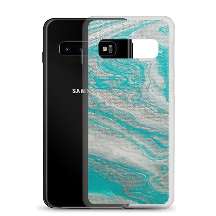 Tiffany & Silver Marble Samsung Case