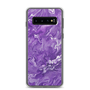 Purple Marble Samsung Case
