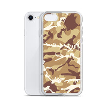 Load image into Gallery viewer, Brown Camouflage iPhone Case