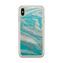 Load image into Gallery viewer, Tiffany &amp; Silver Marble iPhone Case