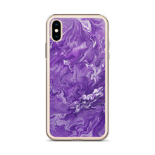 Load image into Gallery viewer, Purple Marble iPhone Case
