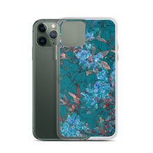 Load image into Gallery viewer, Turquoise Floral iPhone Case