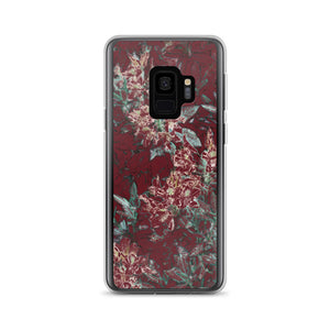 Crimson Floral Samsung Case