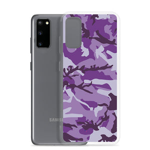Purple Camouflage Samsung Case