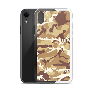 Brown Camouflage iPhone Case