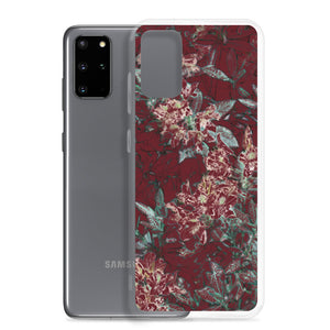 Crimson Floral Samsung Case