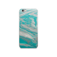 Load image into Gallery viewer, Tiffany &amp; Silver Marble iPhone Case