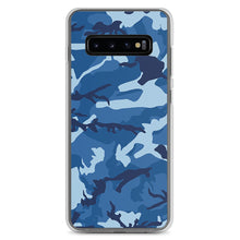 Load image into Gallery viewer, Blue Camouflage Samsung Case