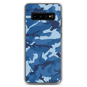 Blue Camouflage Samsung Case
