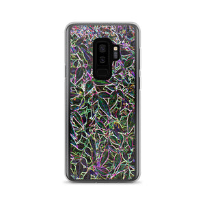 Neon Leaves Samsung Case