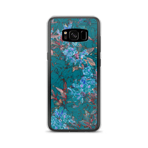 Turquoise Floral Samsung Case