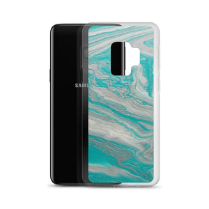 Tiffany & Silver Marble Samsung Case