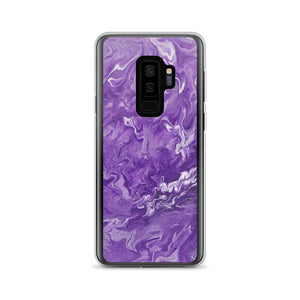 Purple Marble Samsung Case
