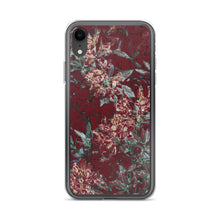Load image into Gallery viewer, Crimson Floral iPhone Case