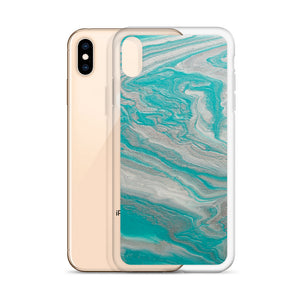 Tiffany & Silver Marble iPhone Case