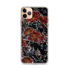 Load image into Gallery viewer, Neon Roses iPhone Case