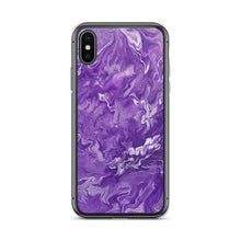 Load image into Gallery viewer, Purple Marble iPhone Case
