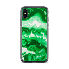 Load image into Gallery viewer, Green Marble iPhone Case