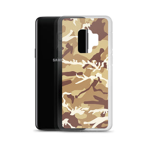 Brown Camouflage Samsung Case
