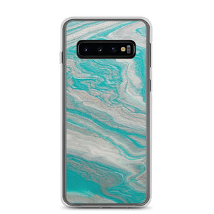 Tiffany & Silver Marble Samsung Case