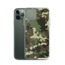 Load image into Gallery viewer, Green Camouflage iPhone Case