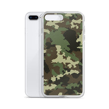 Load image into Gallery viewer, Green Camouflage iPhone Case