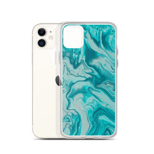 Turquoise Marble iPhone Case