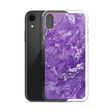 Load image into Gallery viewer, Purple Marble iPhone Case