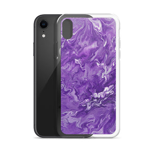 Purple Marble iPhone Case