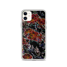 Load image into Gallery viewer, Neon Roses iPhone Case