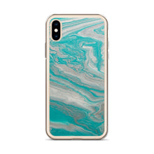 Load image into Gallery viewer, Tiffany &amp; Silver Marble iPhone Case