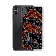 Load image into Gallery viewer, Neon Roses iPhone Case