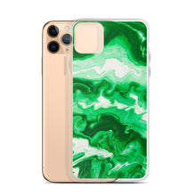 Load image into Gallery viewer, Green Marble iPhone Case