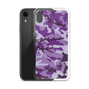 Purple Camouflage iPhone Case