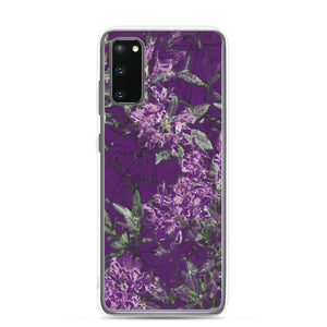 Purple Floral Samsung Case