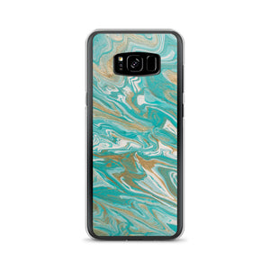 Tiffany & Gold Marble Samsung Case