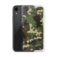 Load image into Gallery viewer, Green Camouflage iPhone Case