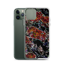 Load image into Gallery viewer, Neon Roses iPhone Case