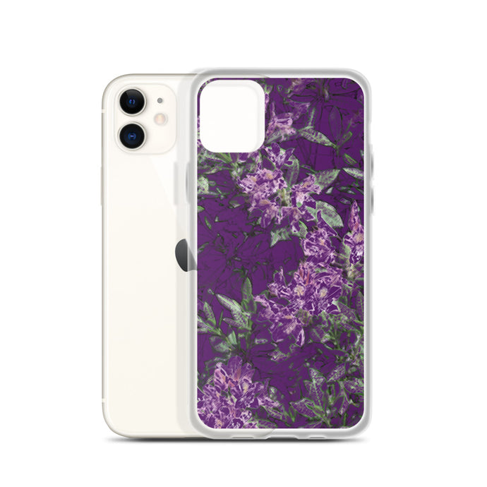 Purple Floral iPhone Case