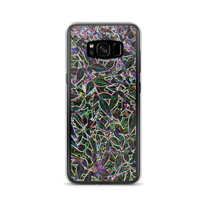 Neon Leaves Samsung Case