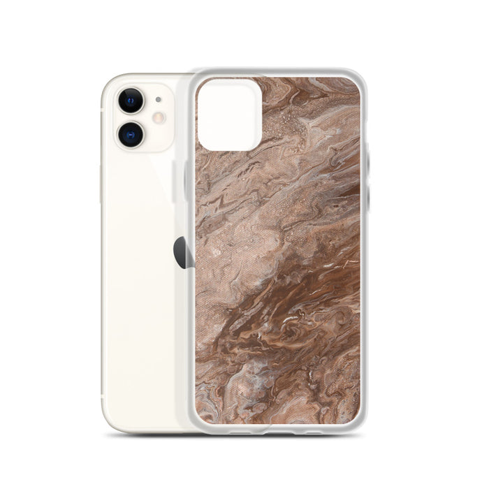 Brown Marble iPhone Case
