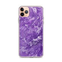 Load image into Gallery viewer, Purple Marble iPhone Case