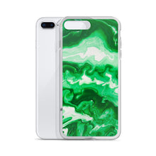 Load image into Gallery viewer, Green Marble iPhone Case