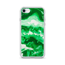 Load image into Gallery viewer, Green Marble iPhone Case