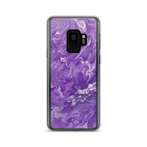Purple Marble Samsung Case