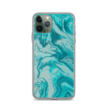 Load image into Gallery viewer, Turquoise Marble iPhone Case