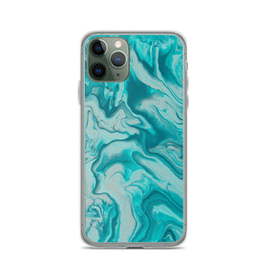 Turquoise Marble iPhone Case