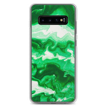 Load image into Gallery viewer, Green Marble Samsung Case